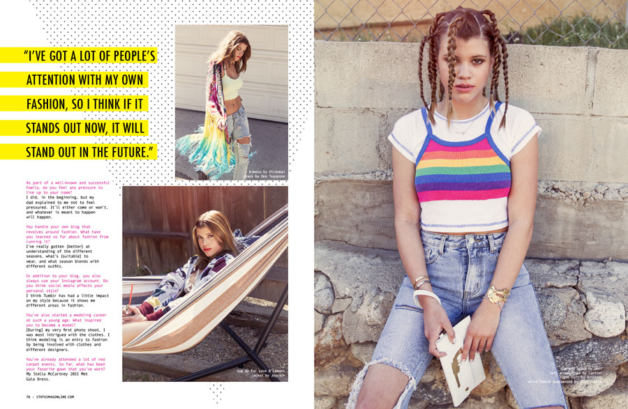 Sofia Richie x STATUS