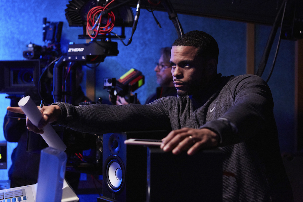 Director Benny Boom on the set of ALL EYEZ ON ME.
Photo: Quantrell Colbert