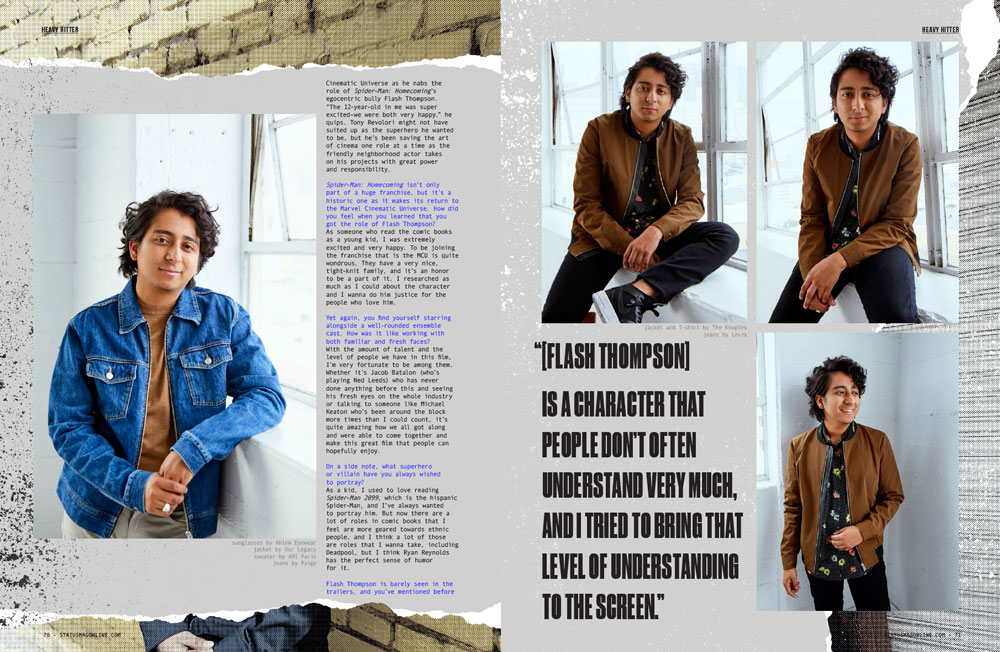 Tony Revolori x STATUS Magazine