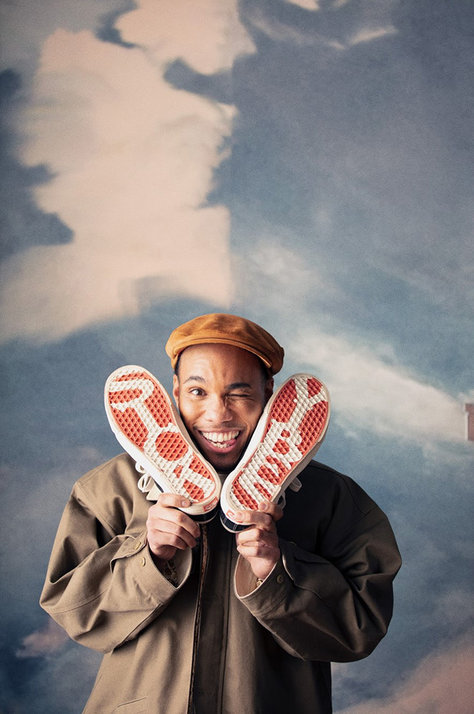 Looking Silky and Extra Fly Courtesy of the Vans x Anderson . Paak