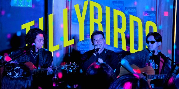 Billy, 3rd, and Milo collectively known as Tilly Birds performing at Nokal